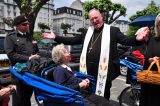 2011 Lourdes Pilgrimage - Archbishop Dolan with Malades (263/267)